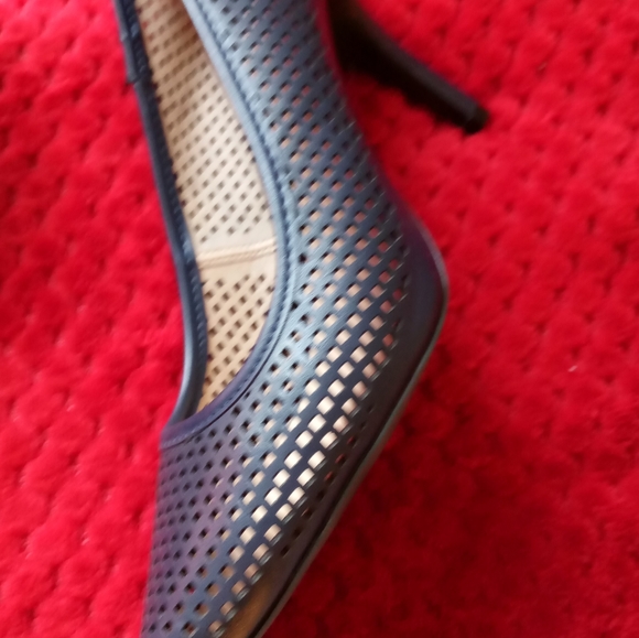 Navy net heels - Picture 7 of 7